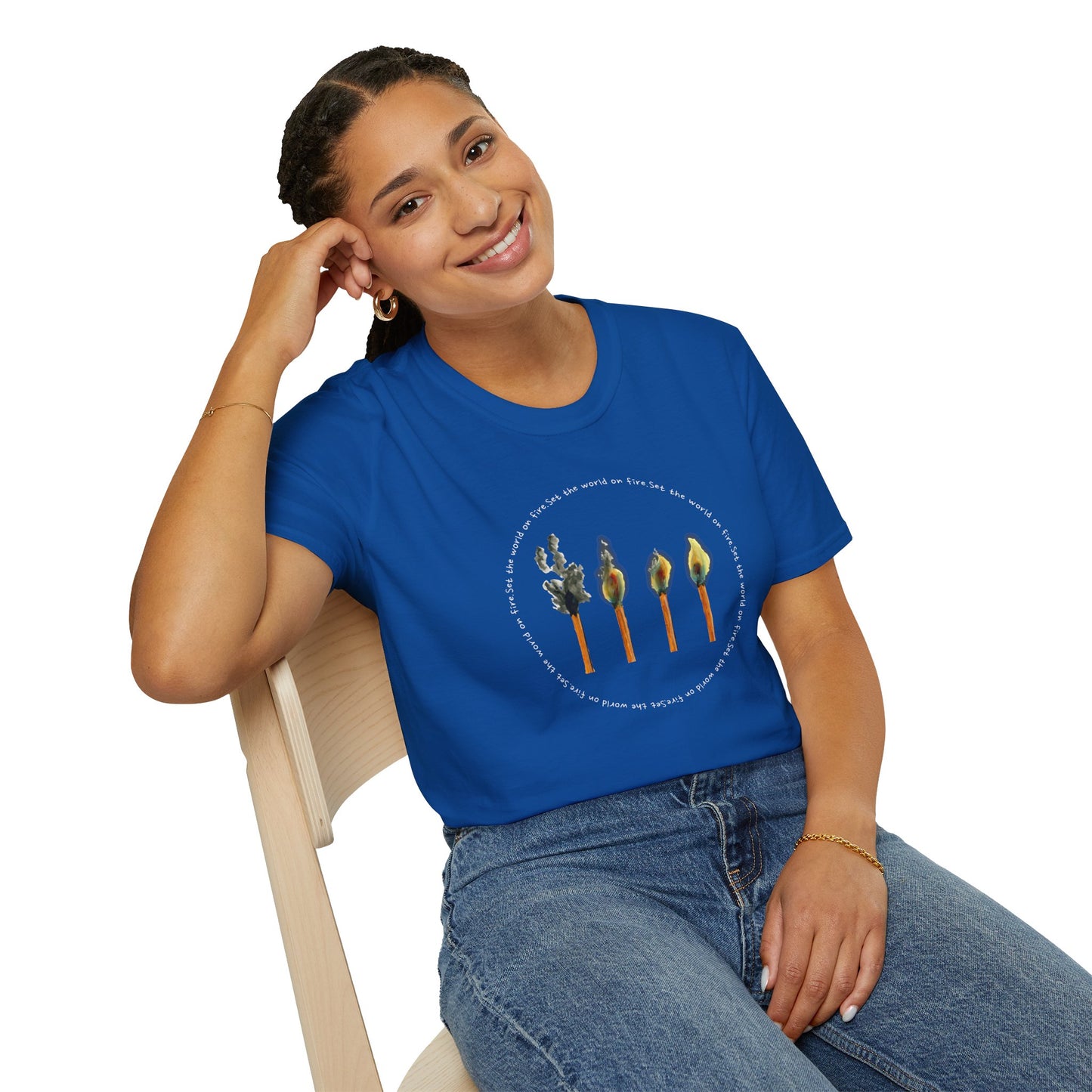 Light the World on Fire Unisex Softstyle T-Shirt