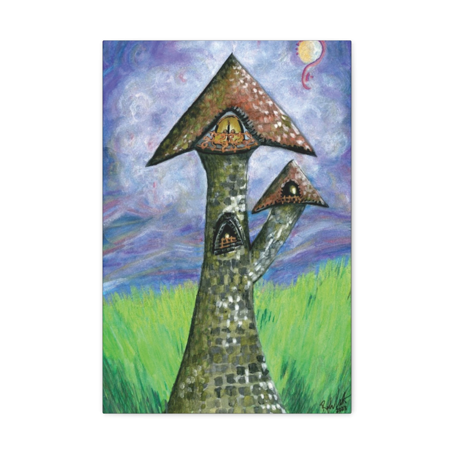 Castle Tower Canvas Gallery Wrap