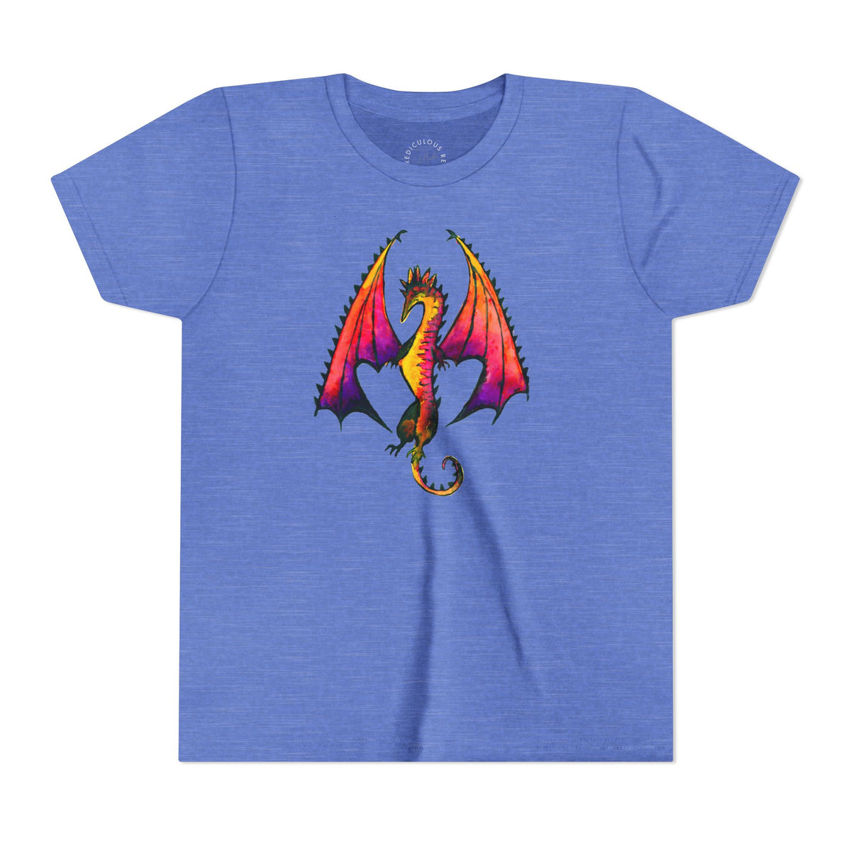 Kids Dragon T-Shirt — Colorful Fantasy Dragon Youth Tee