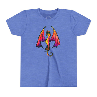 Kids Dragon T-Shirt — Colorful Fantasy Dragon Youth Tee