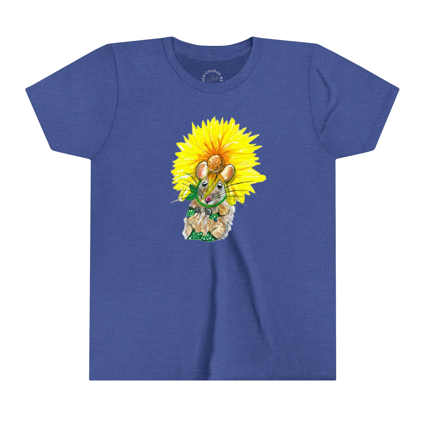 Sunflower Mouse Kids T-Shirt