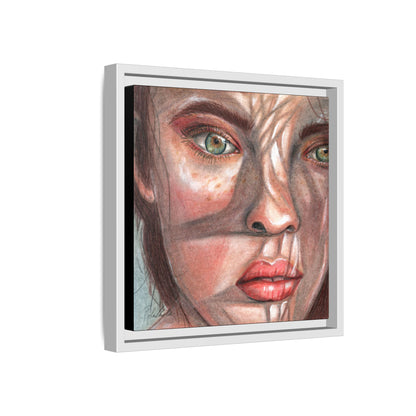 Woman In the Shadows Framed Wall Art