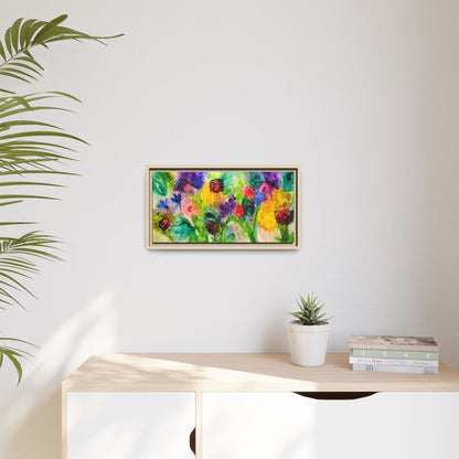 Abstract Flowers Framed Wall Art