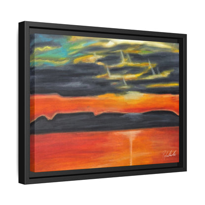 Sleeping Giant at Sunset Framed Wall Art