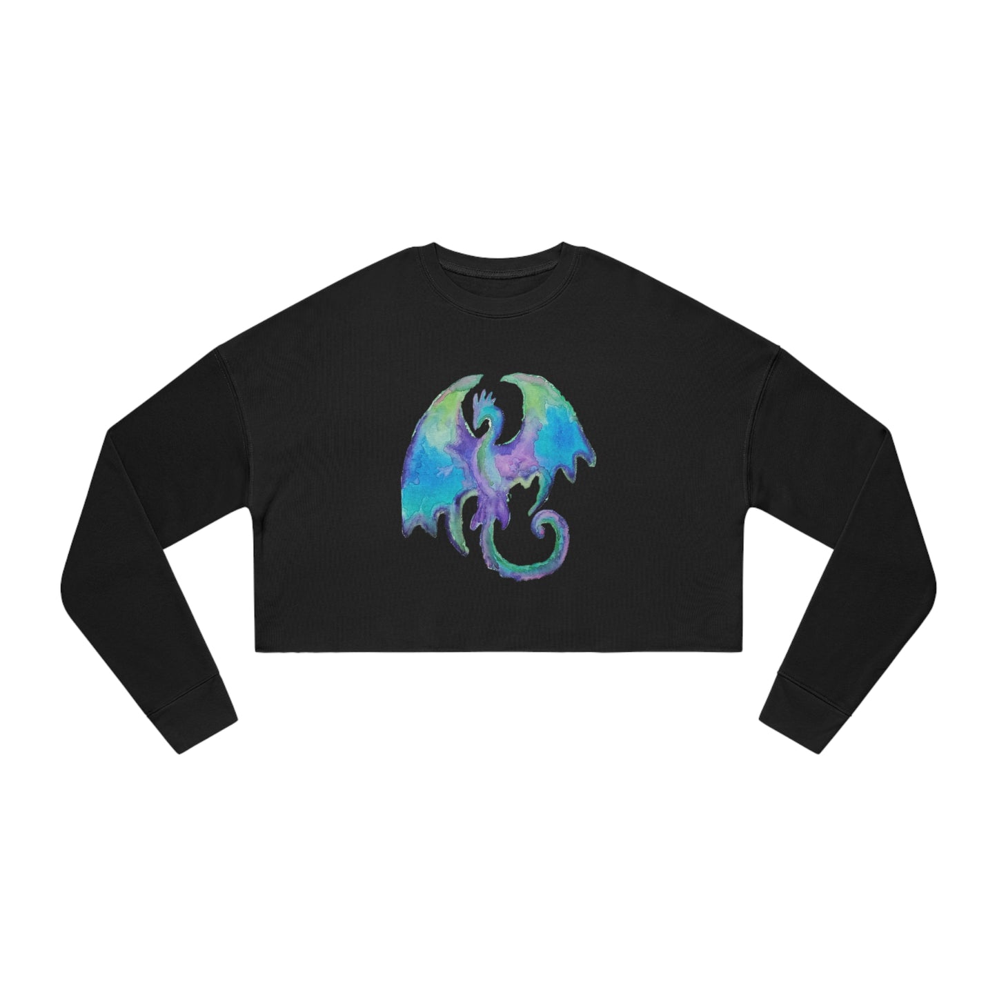 Water Dragon Women's Cropped Sweatshirt