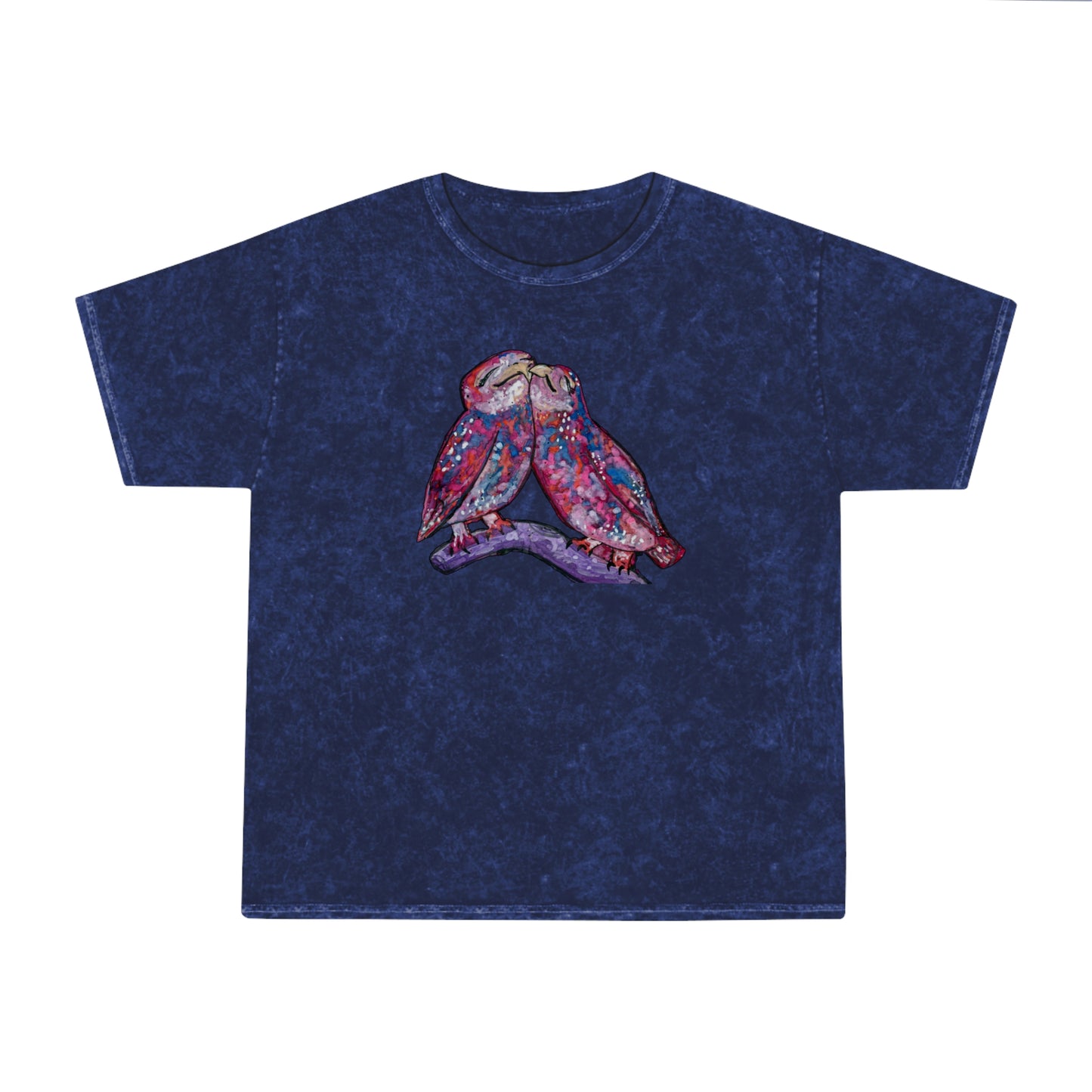 Love Owls Mineral Unisex Wash T-Shirt