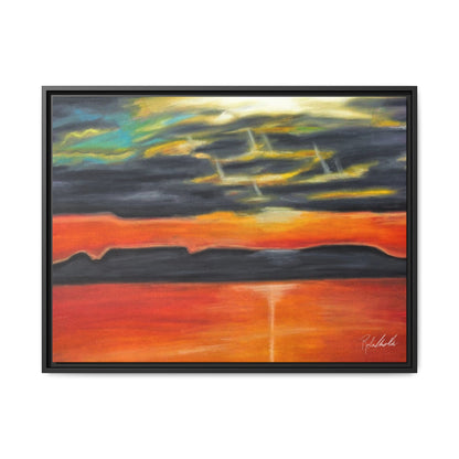 Sleeping Giant at Sunset Framed Wall Art