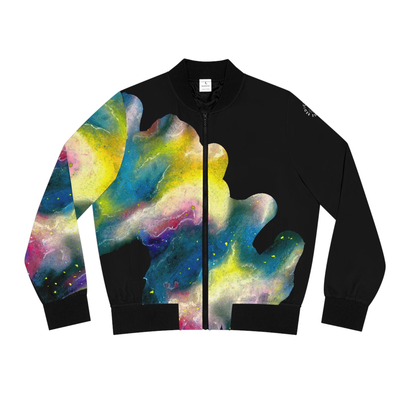 Sunrise Galaxy Women's Bomber Jacket (AOP)