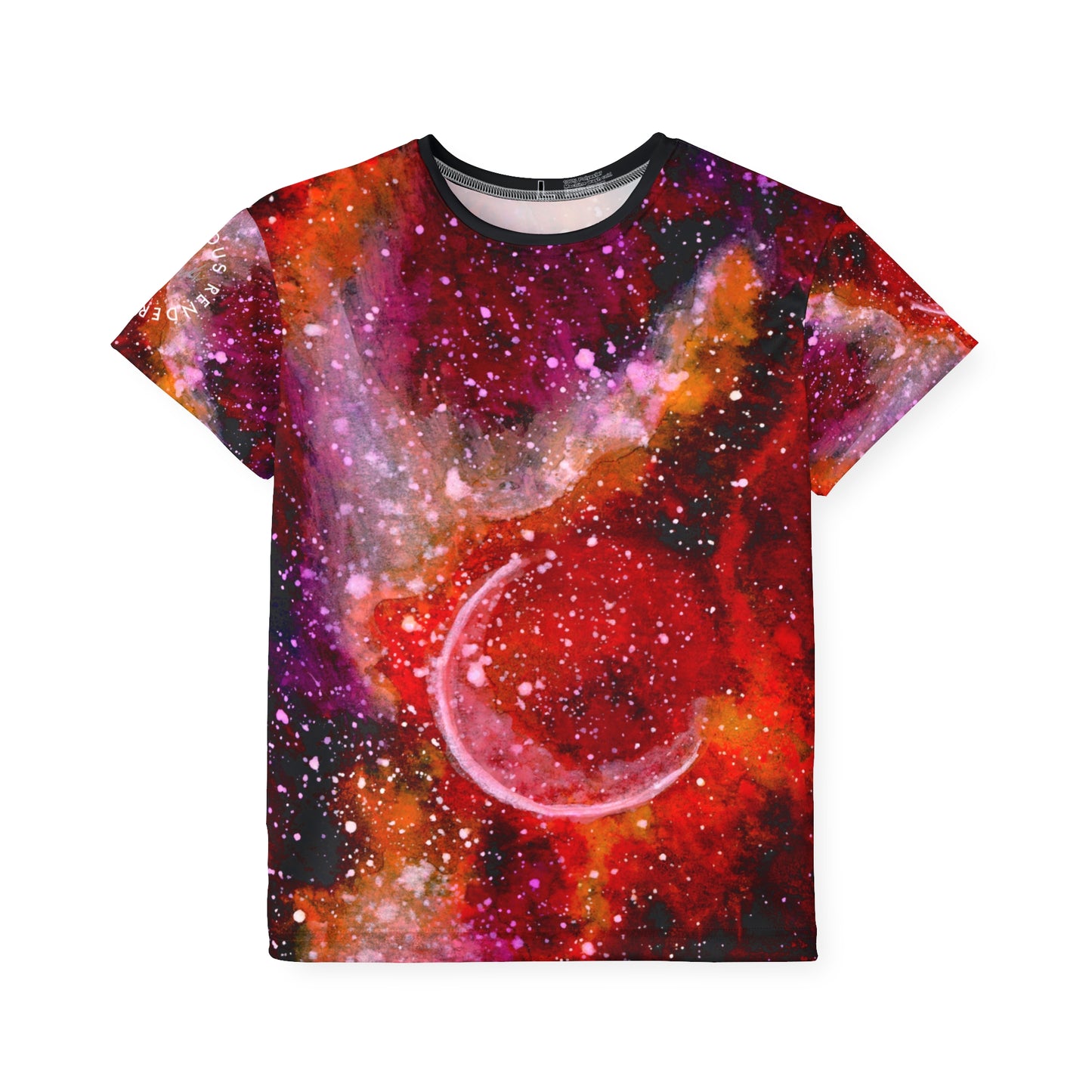 Orange Moons Galaxy Kids Sports Jersey (AOP)