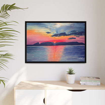 Sleeping Giant at Dawn Framed Wall Art