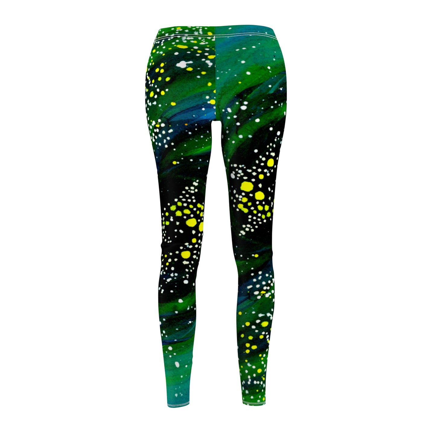 Spiral Galaxy Women's Cut & Sew Casual Leggings (AOP)