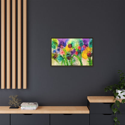 Abstract Flowers Framed Wall Art