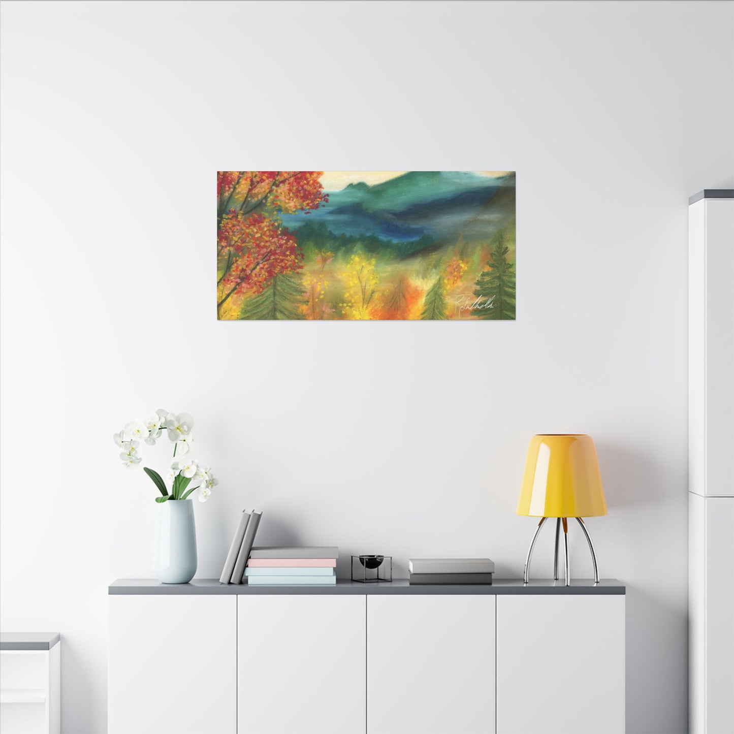 Fall Mountains Canvas Gallery Wrap