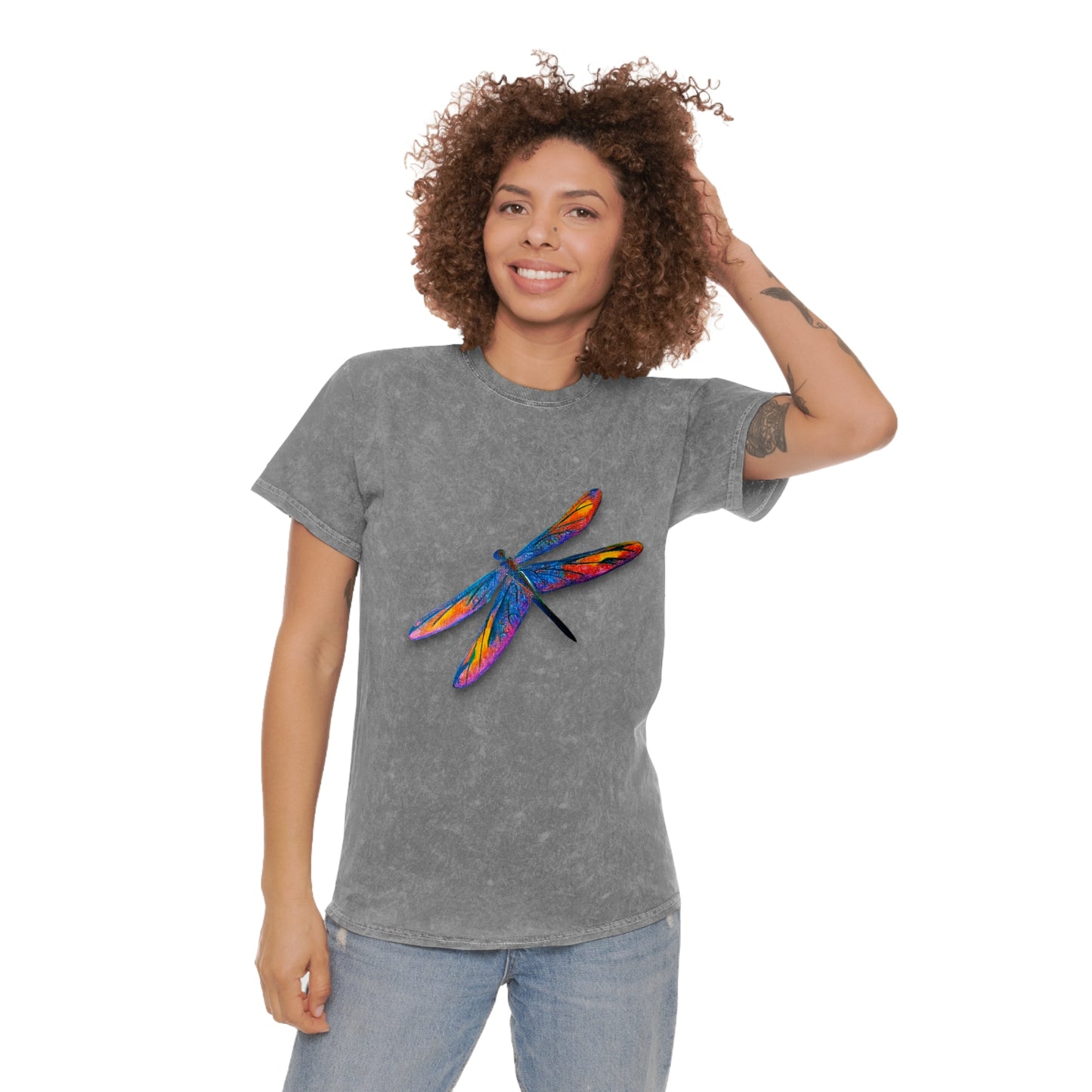 Dragon Fly Mineral Unisex Wash T-Shirt