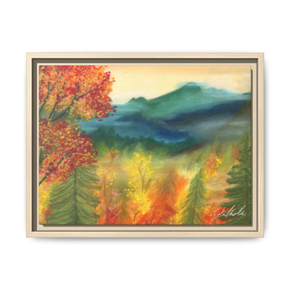 Fall Mountains Framed Wall Art