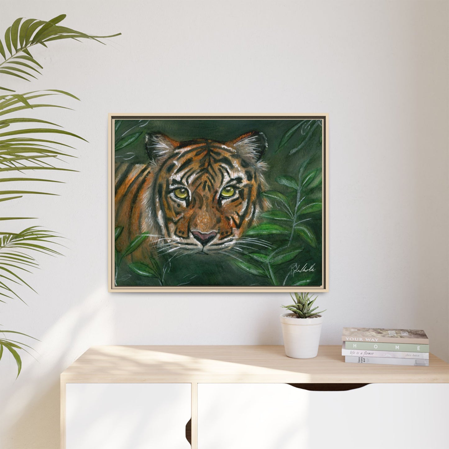 Jungle Tiger Framed Wall Art