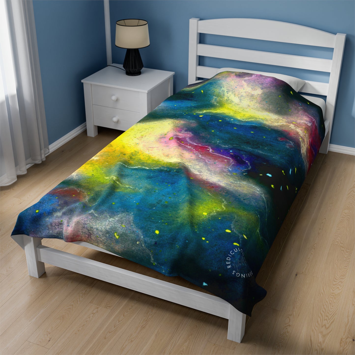 Sunrise Galaxy Velveteen Plush Blanket