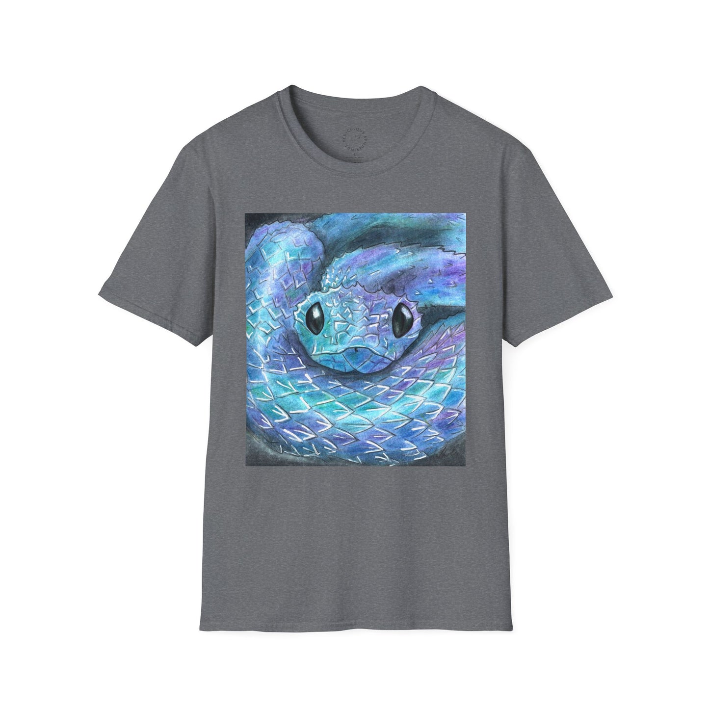 Cute Snake Unisex Softstyle Print T-Shirt