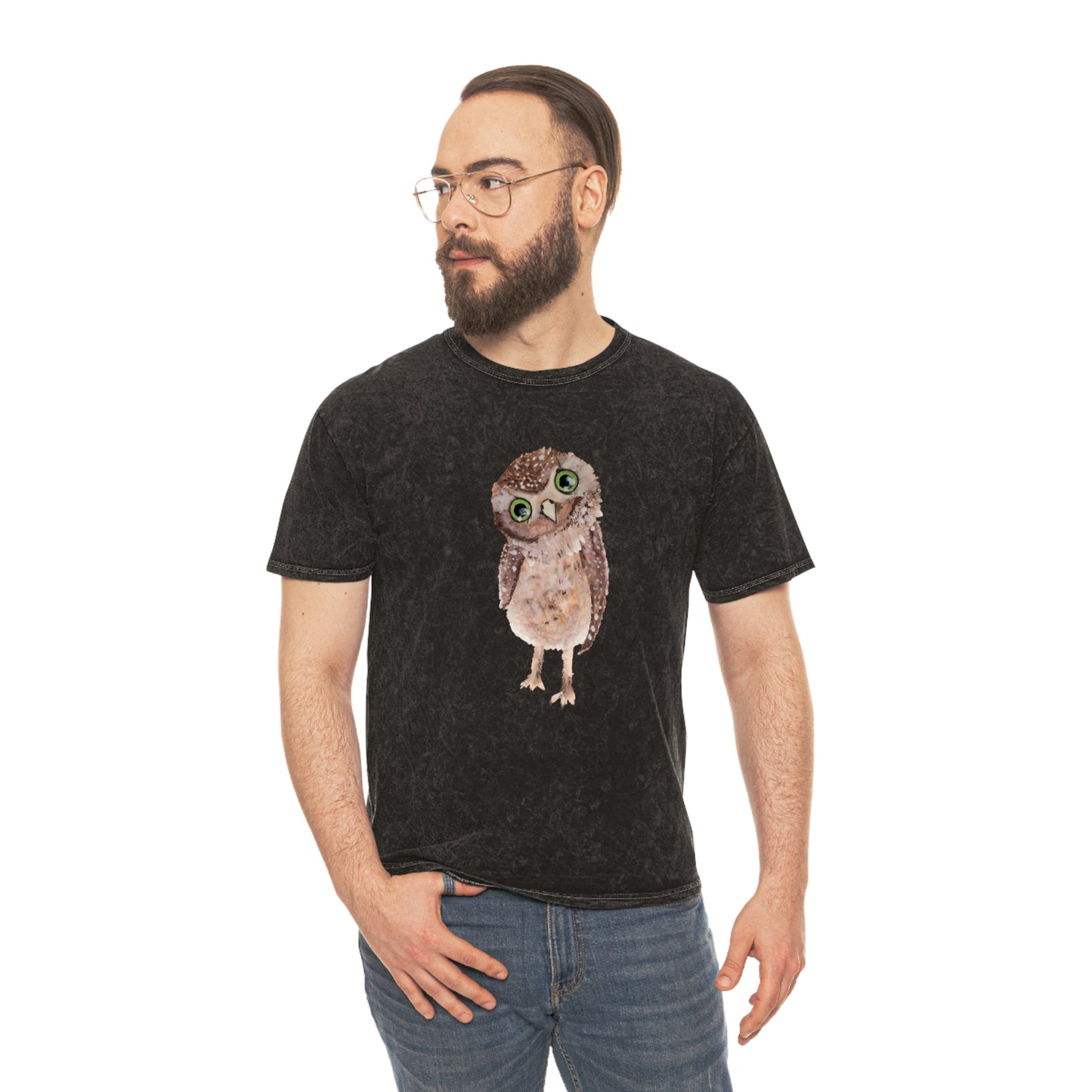 Owl Mineral Unisex Wash T-Shirt