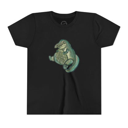 Kids T‑Shirt — Cute Chubby Alligator Graphic