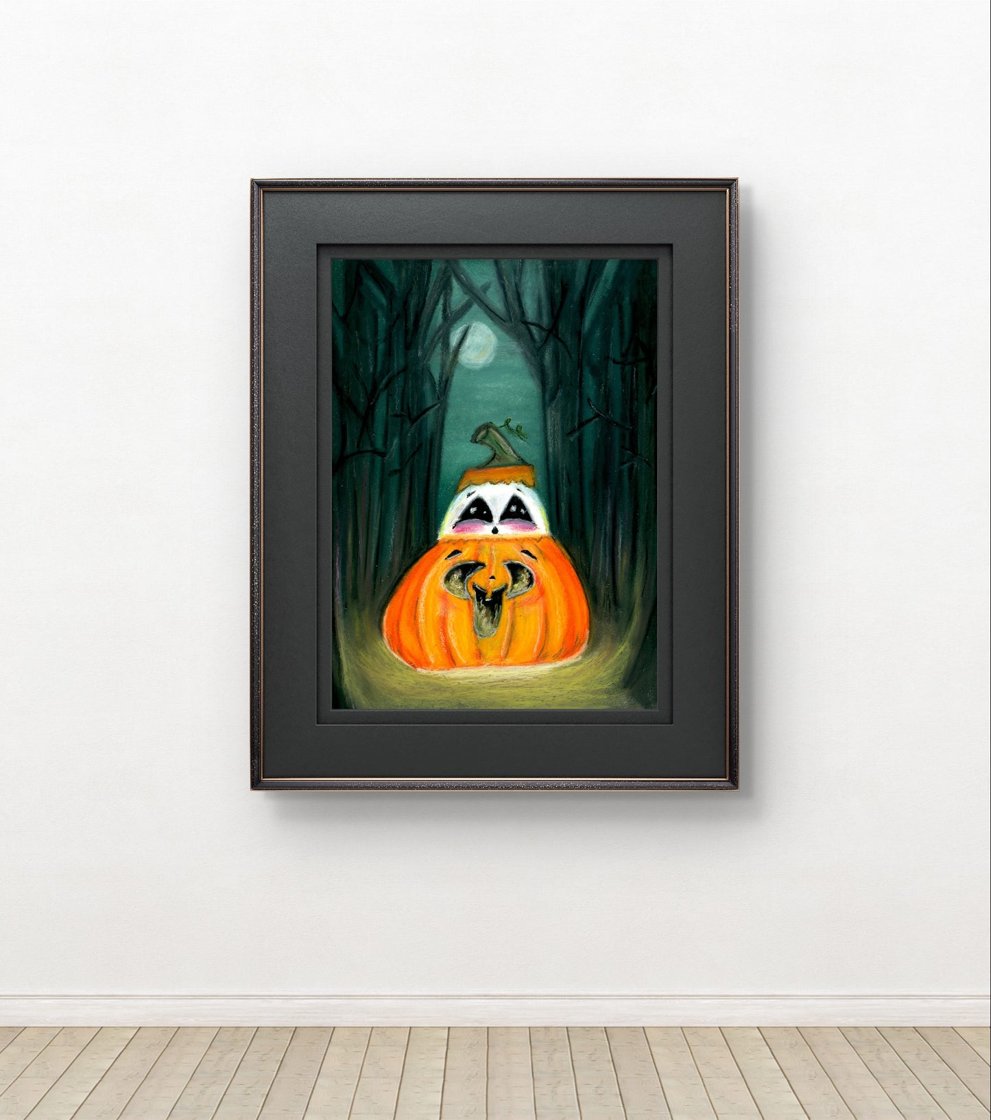 Ghost In Pumpkin 8x10 Museum Grade Fine Art Print