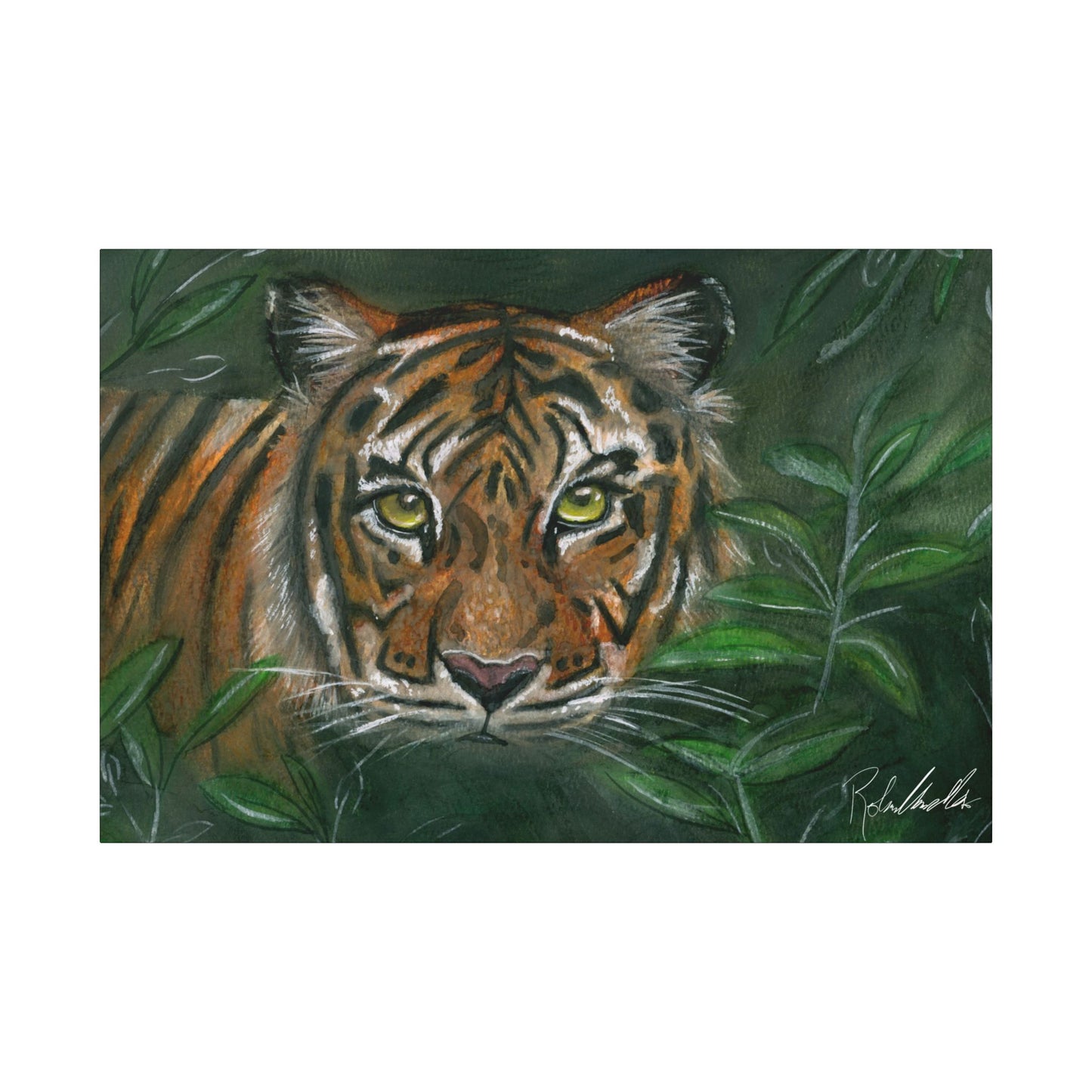 Jungle Tiger Canvas Gallery Wrap