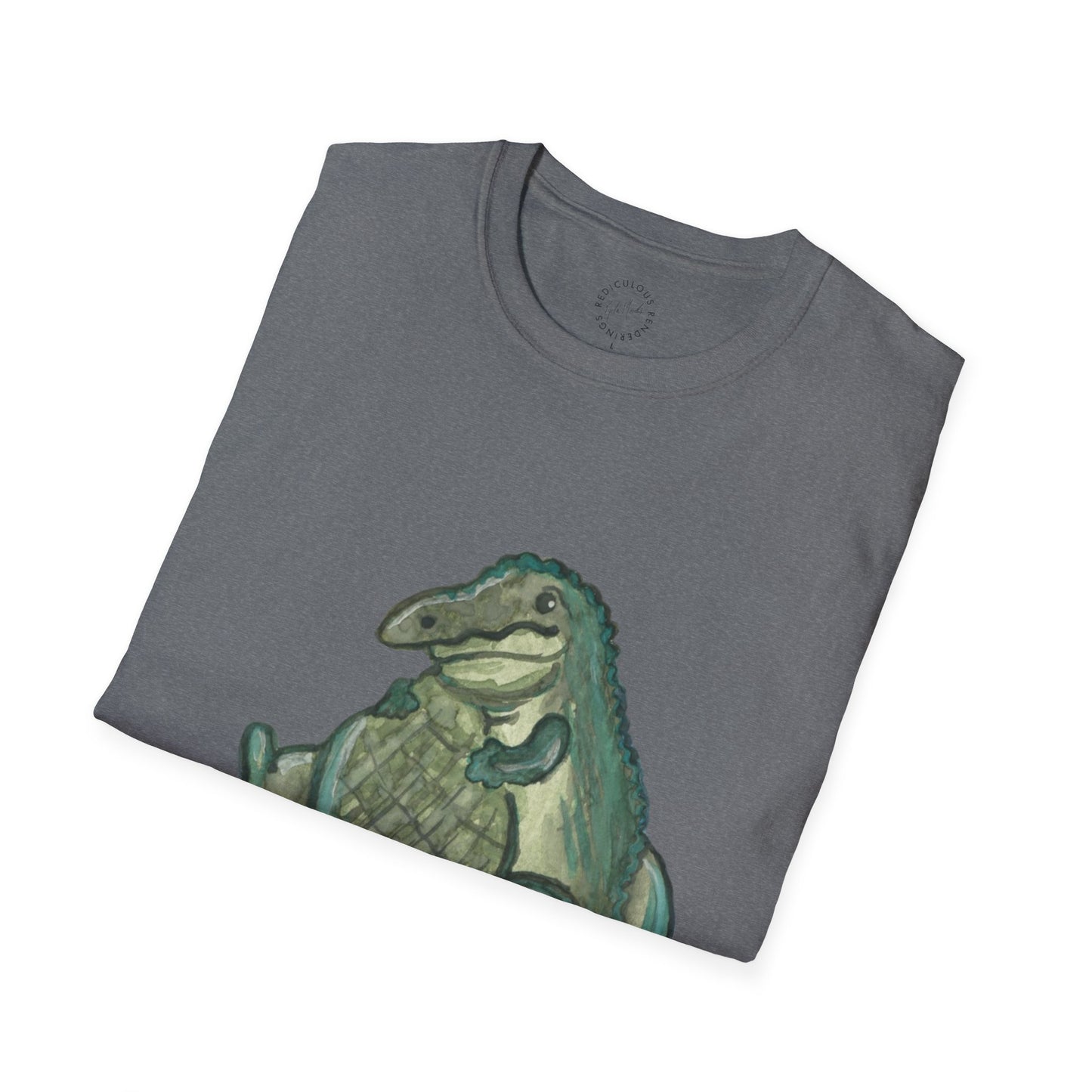 Father Son Alligator Unisex Softstyle Print T-Shirt