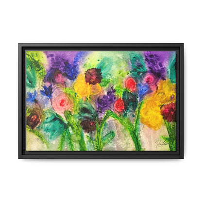 Abstract Flowers Framed Wall Art