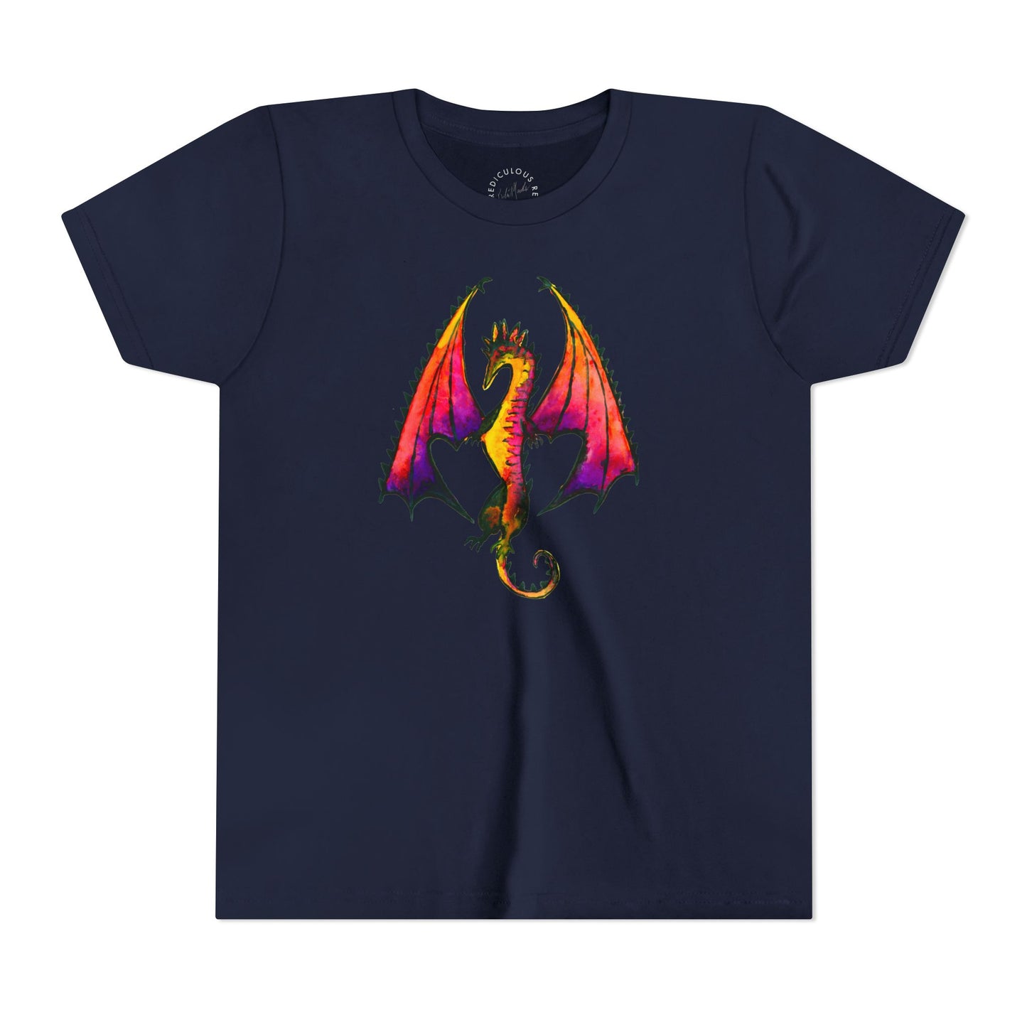 Kids Dragon T-Shirt — Colorful Fantasy Dragon Youth Tee