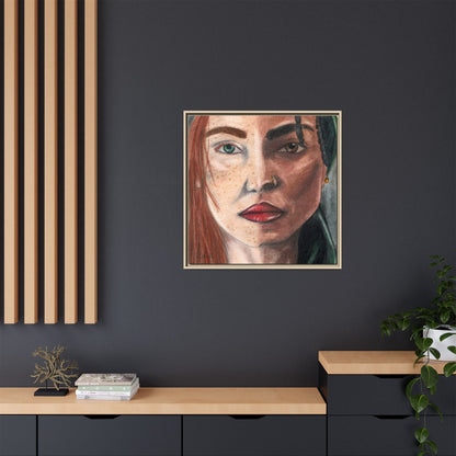Beyond Race Woman Framed Wall Art