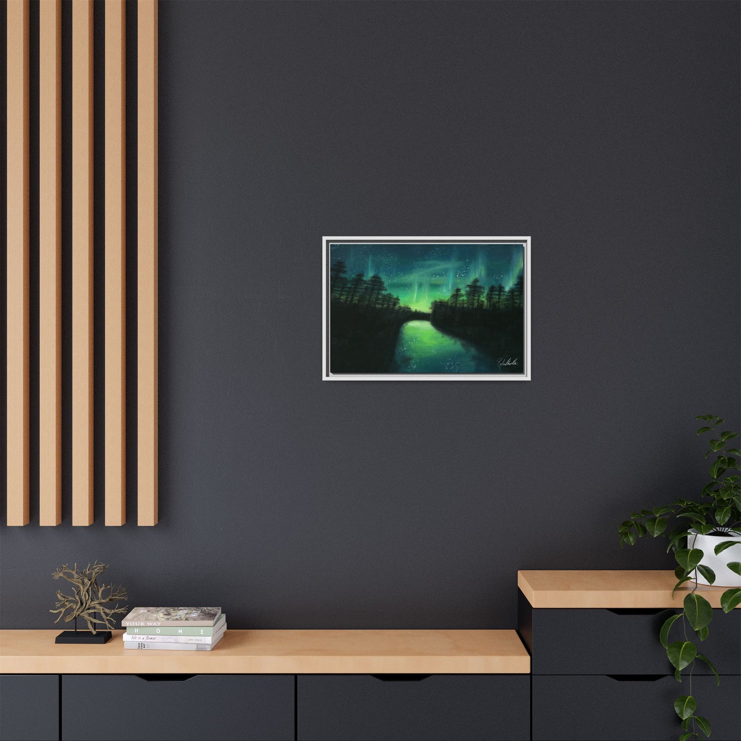 Northern Lights Framed Wall Art