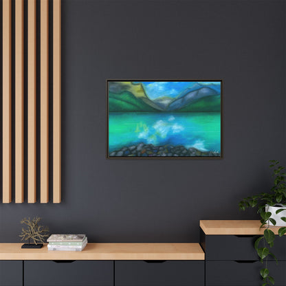 Mountain Lake Framed Wall Art