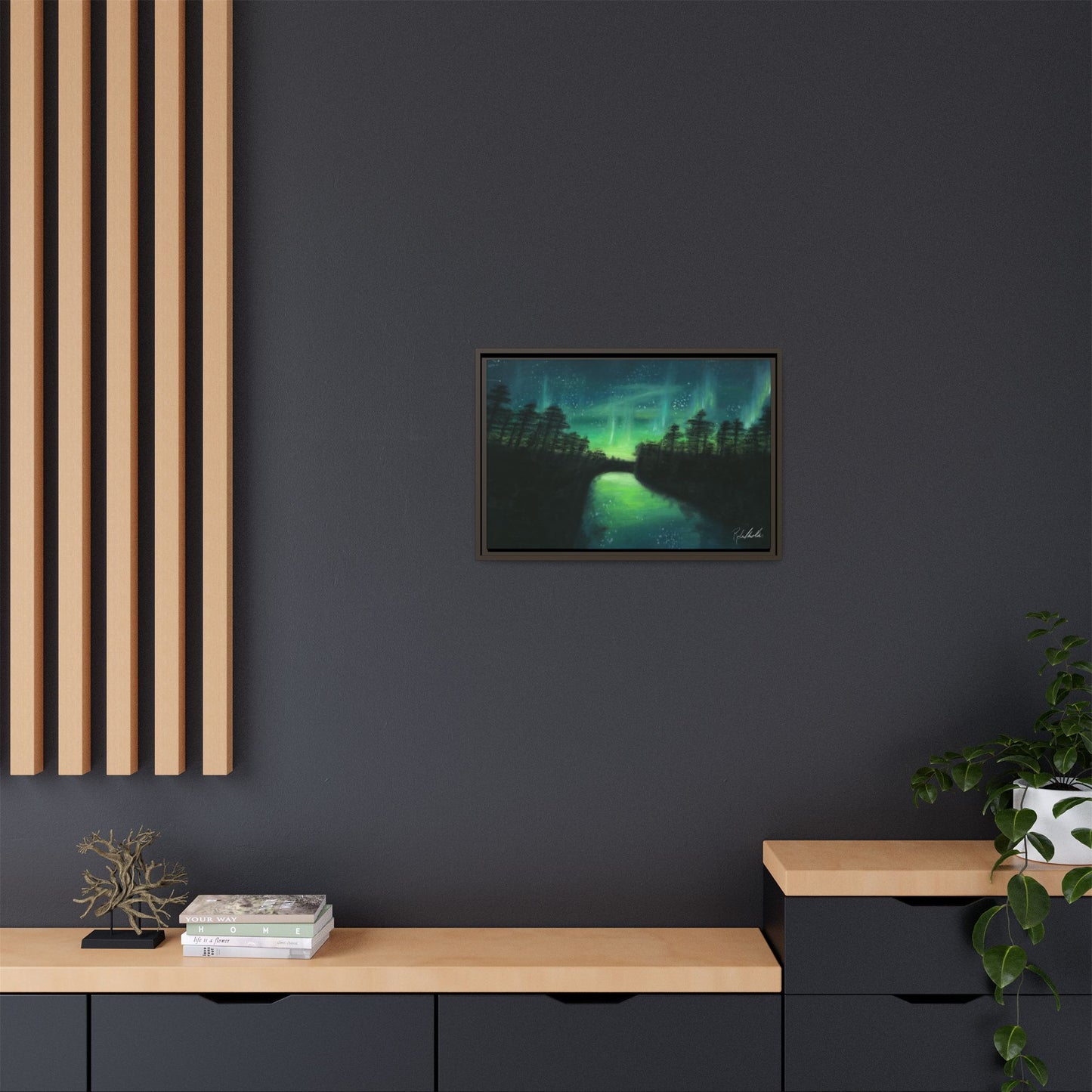 Northern Lights Framed Wall Art