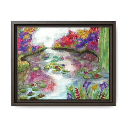 Floral Summer Pond Framed Wall Art