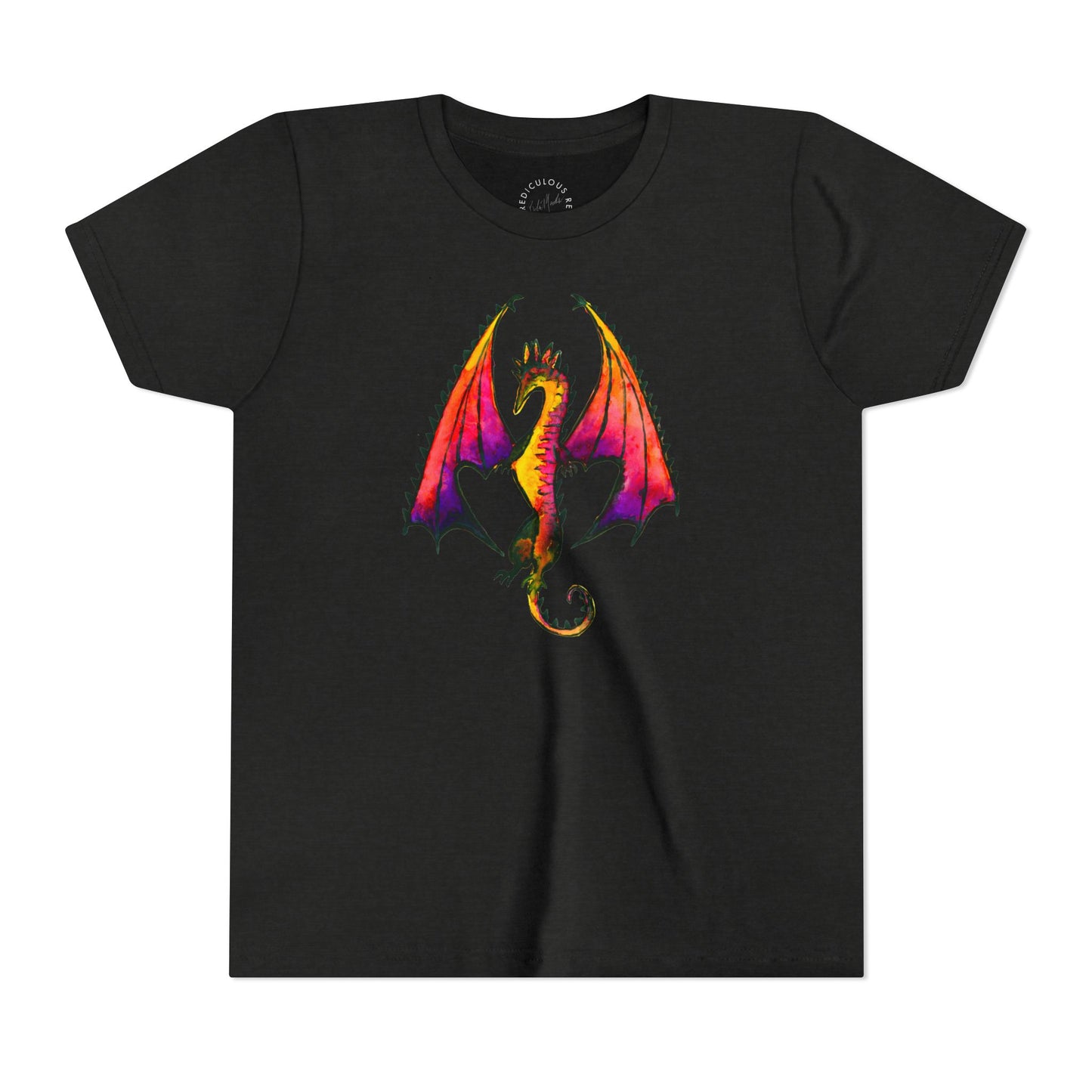 Kids Dragon T-Shirt — Colorful Fantasy Dragon Youth Tee