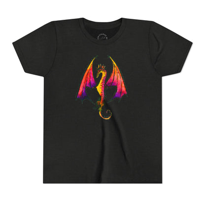 Kids Dragon T-Shirt — Colorful Fantasy Dragon Youth Tee