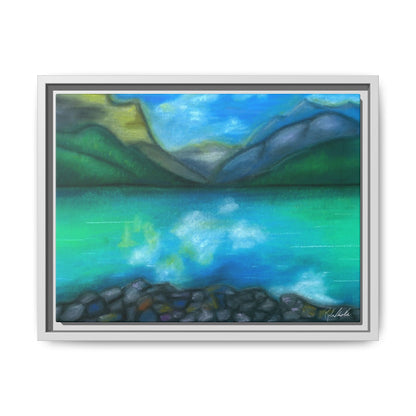 Mountain Lake Framed Wall Art