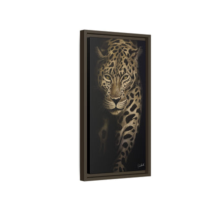 Leopard at Night Framed Wall Art