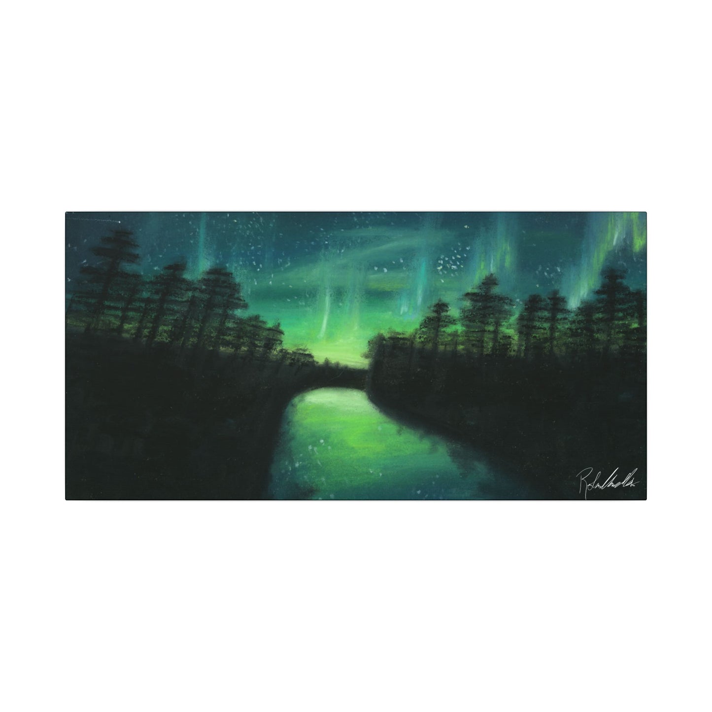 Northern Lights Canvas Gallery Wrap