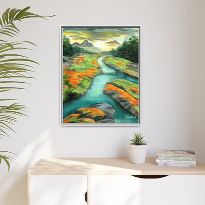 Mountain Stream Framed Wall Art