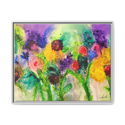 Abstract Flowers Framed Wall Art