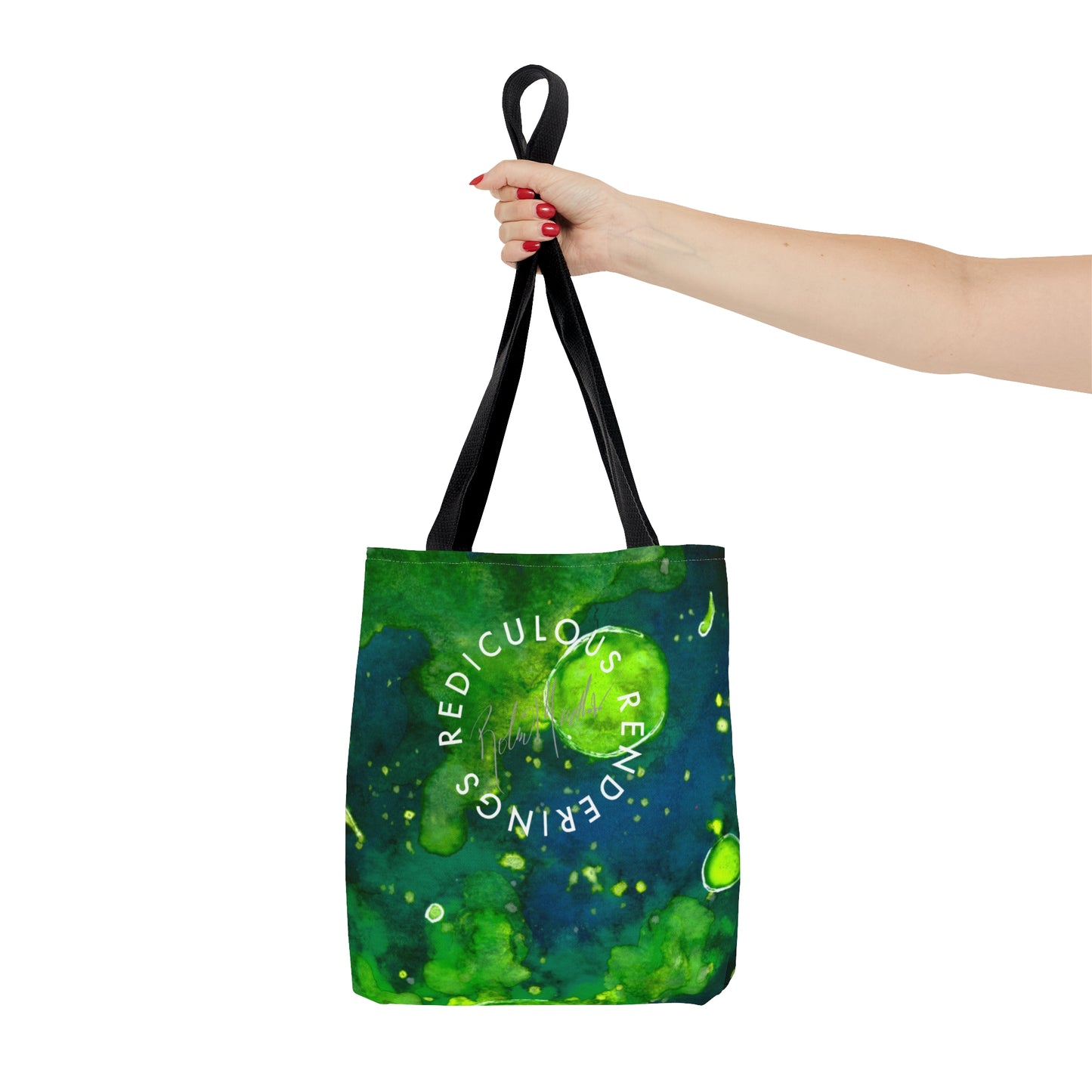 Green Galaxy Tote