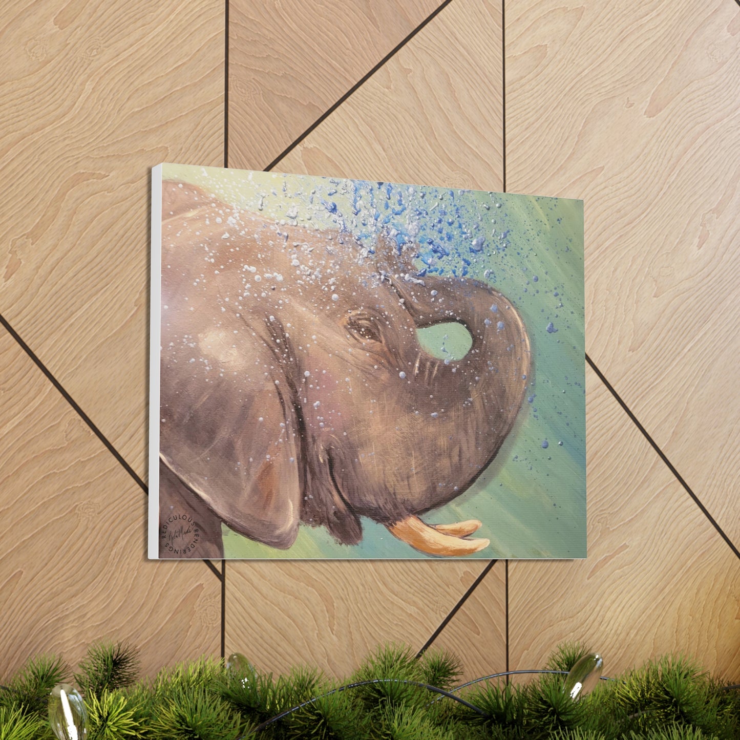 Elephant Canvas Gallery Wraps