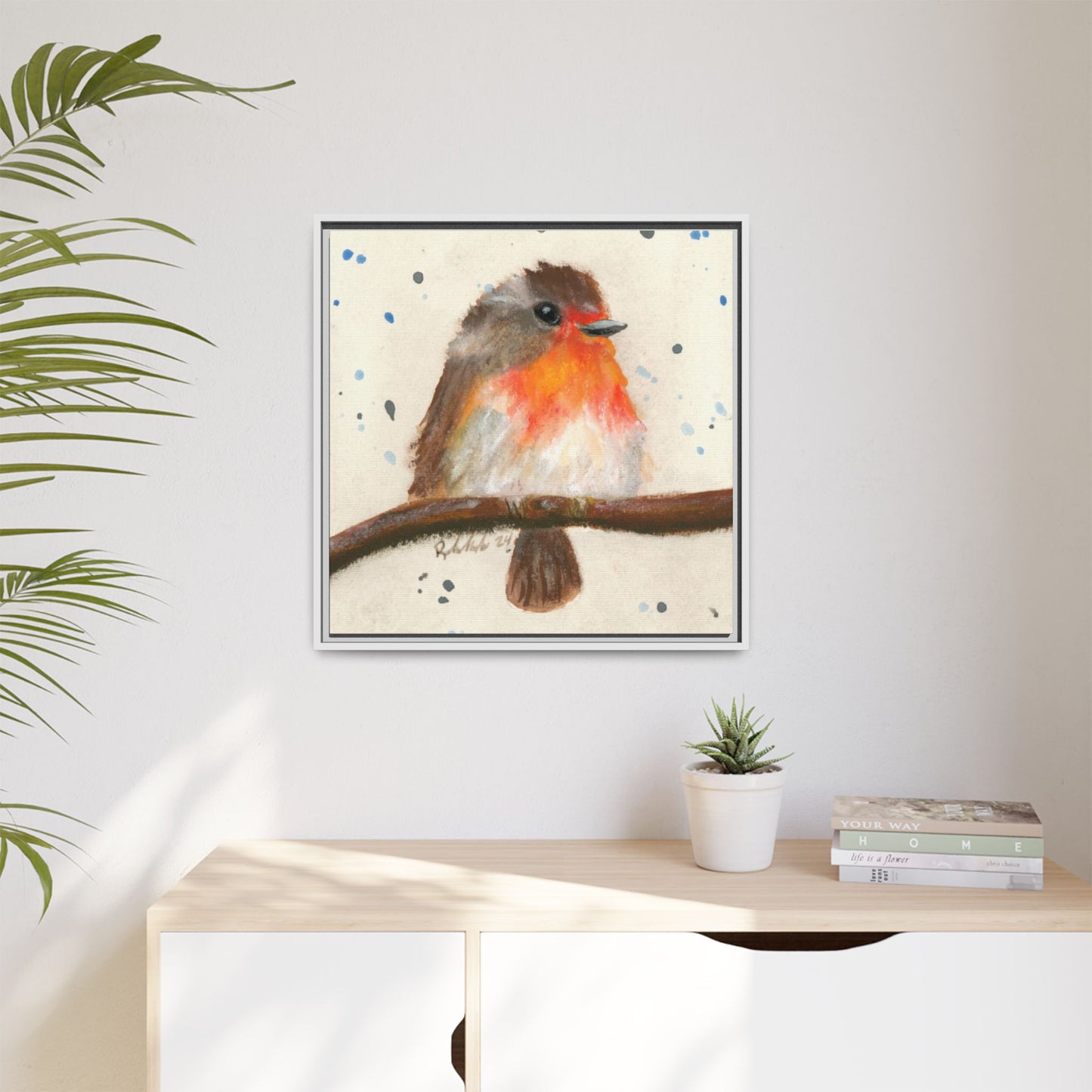 Robin Bird Framed Wall Art