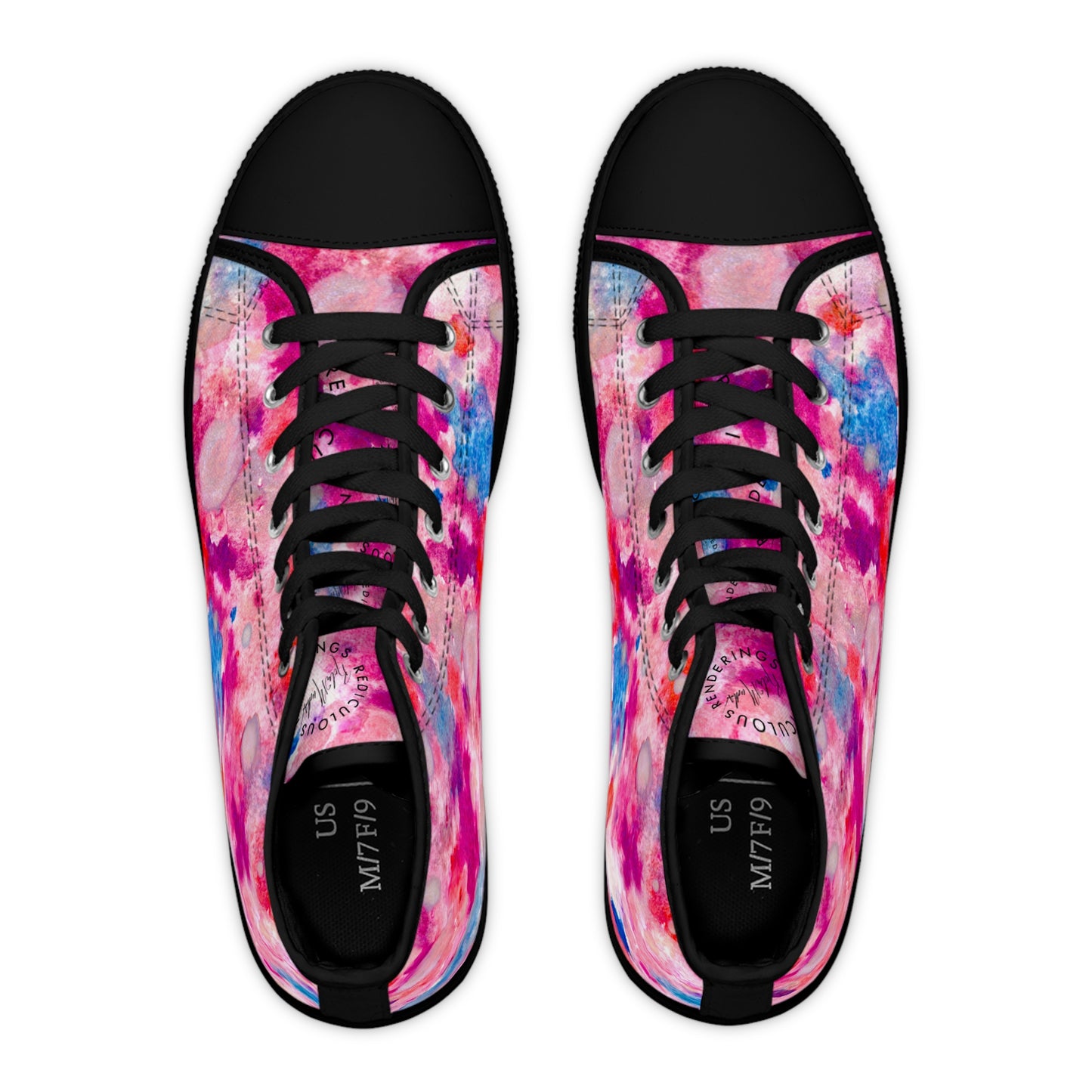 Pink Dot Unisex Classic High Top Sneakers