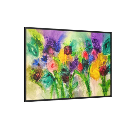 Abstract Flowers Framed Wall Art
