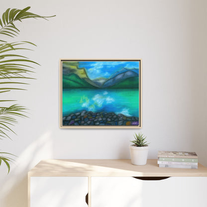 Mountain Lake Framed Wall Art