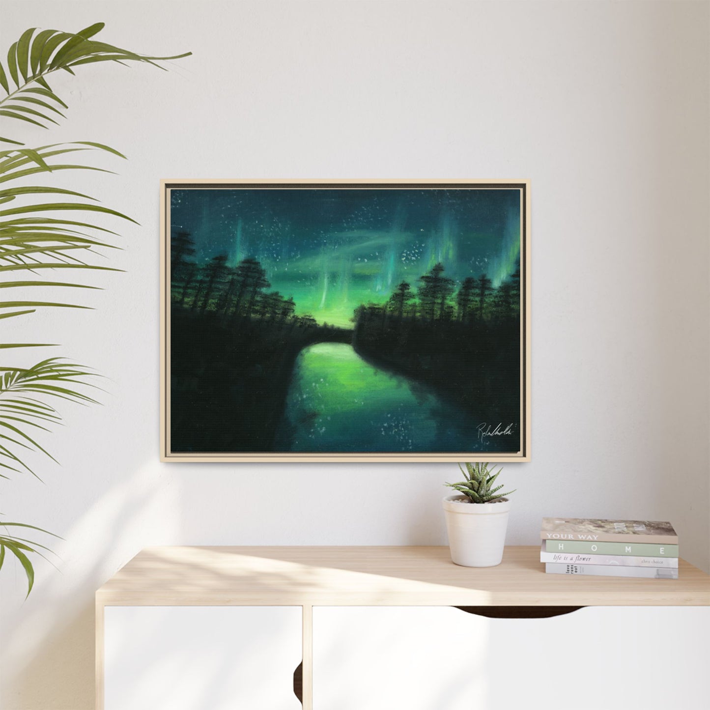 Northern Lights Framed Wall Art