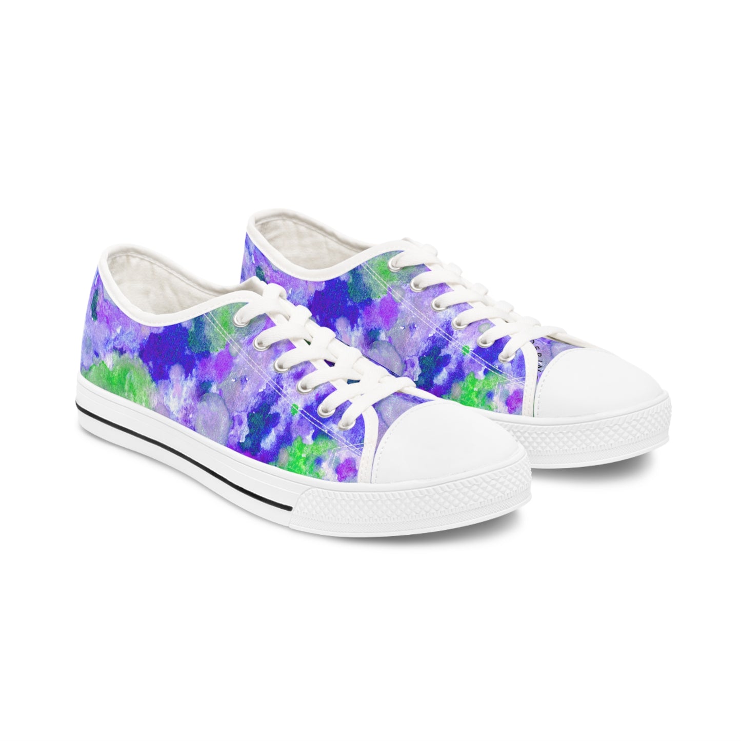 Purple Dot Unisex Classic Low Top Sneakers