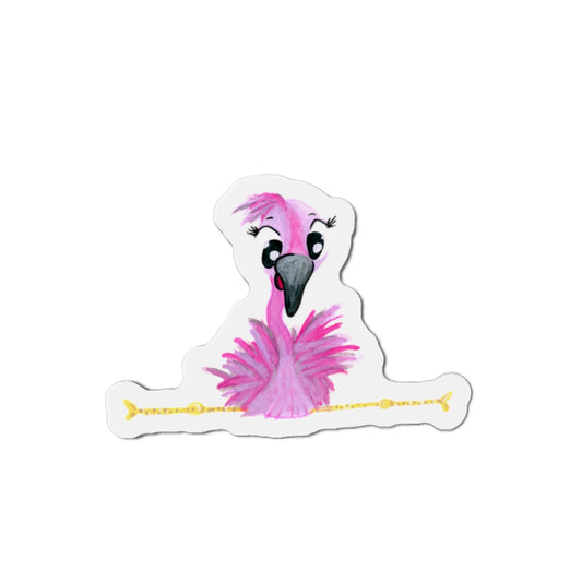 Splits Flamingo Die-Cut Magnets